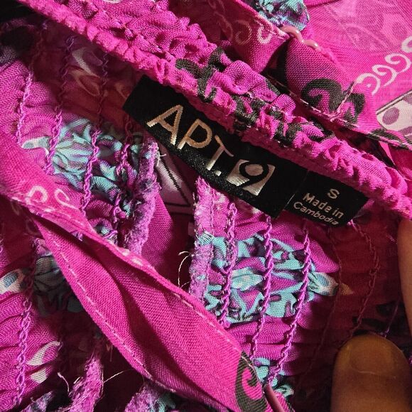 APT 9 Women's Dress Size Small Purple Black Sleeveless Pullover Ladies - Picture 4 of 9